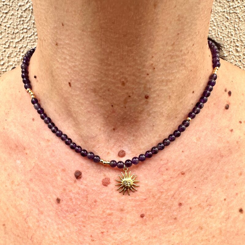 COLLAR KAELI AMATISTA
