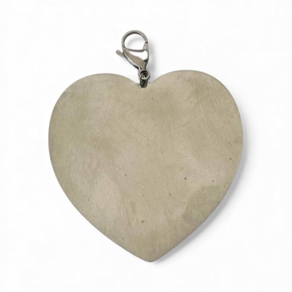 CHARM CORAZÓN PLATEADO