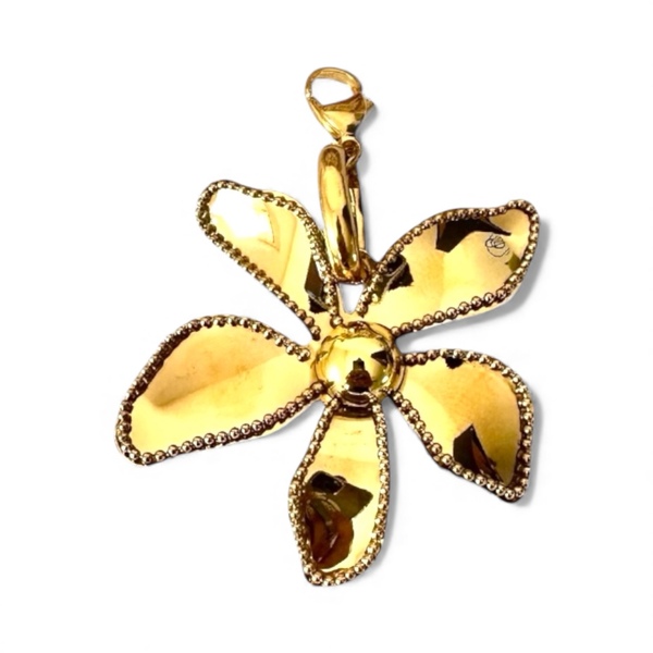 CHARM FLOR DESIGUAL DORADO