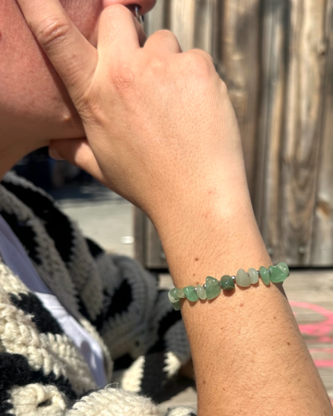 PULSERA GRETA AVENTURINA VERDE
